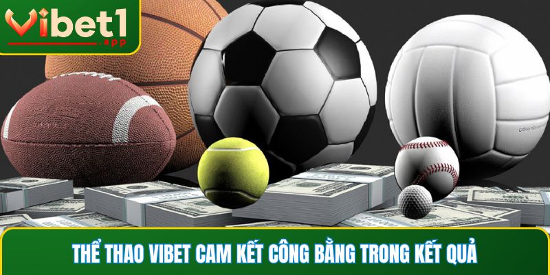 Thể thao Vibet cam kết công bằng trong kết quả